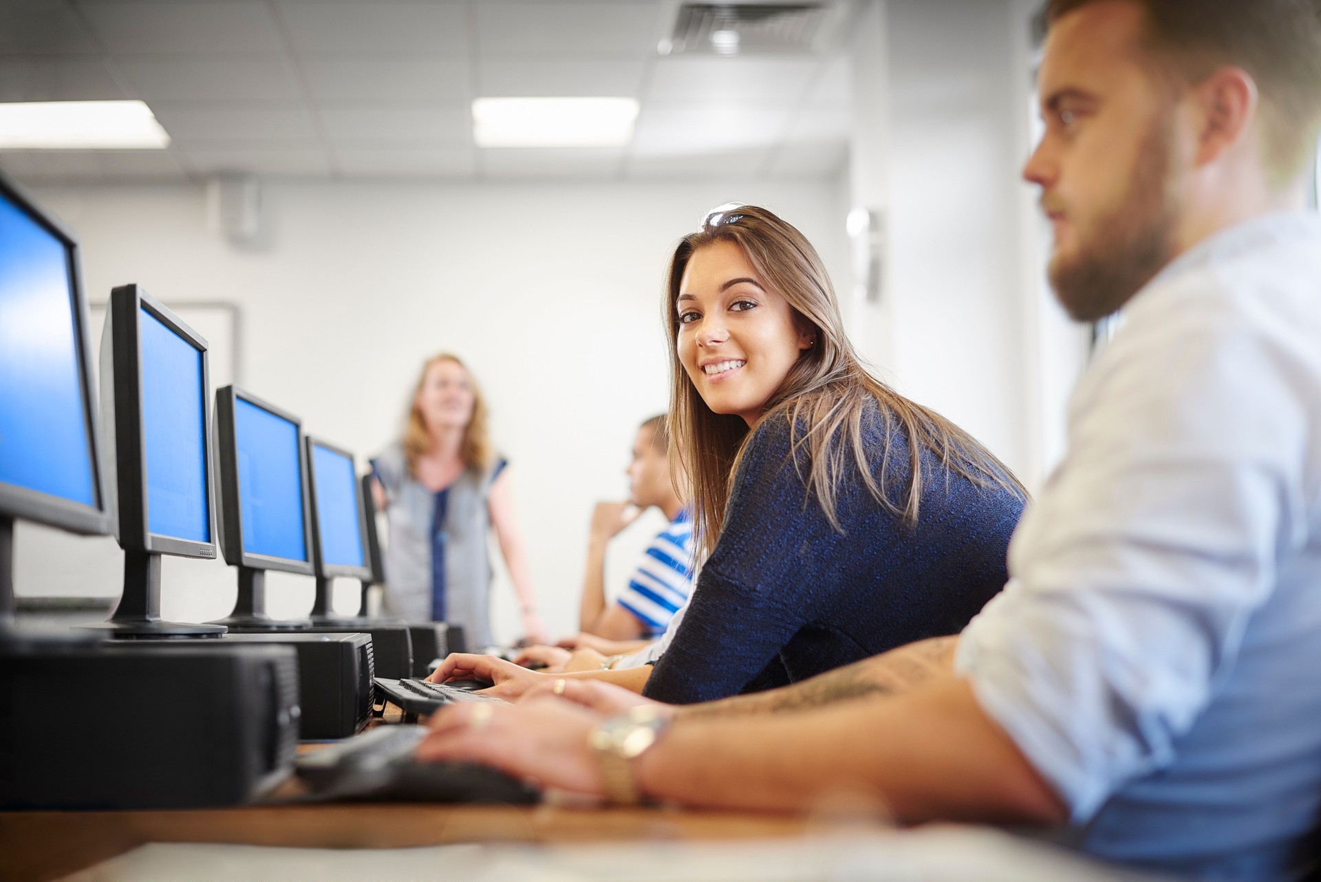 computer class student